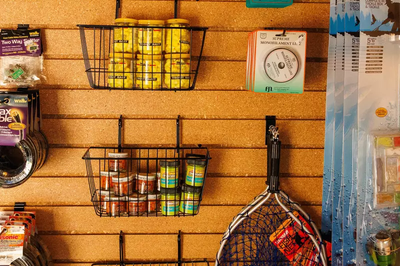 products inside camp store