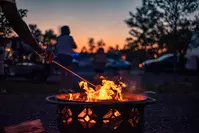 River Cove Campground fire pit
