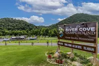 River Cove Campground sign