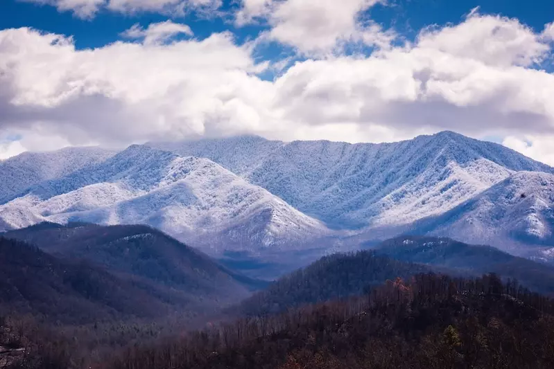winter in the smoky mountains